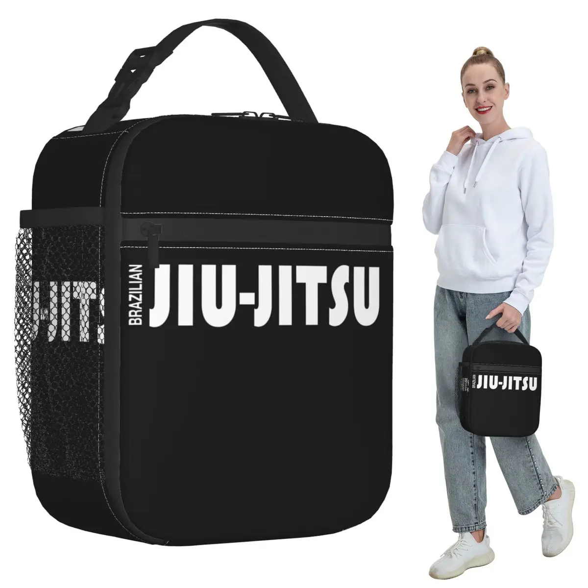 

Бразильское джиу-джитсу (BJJ) изолированная сумка для обеда для детей, школьный холодильник, термокоробка для еды, портативная сумка для обеда, контейнер