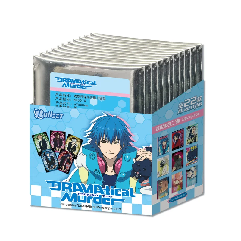 새로운 정품 누얼셋 세컨드 라운드 드라마티컬머더 컬렉션 카드 블라인드 백 캉예 애니메이션 주변기기 카드 블라인드 박스 생일 선물