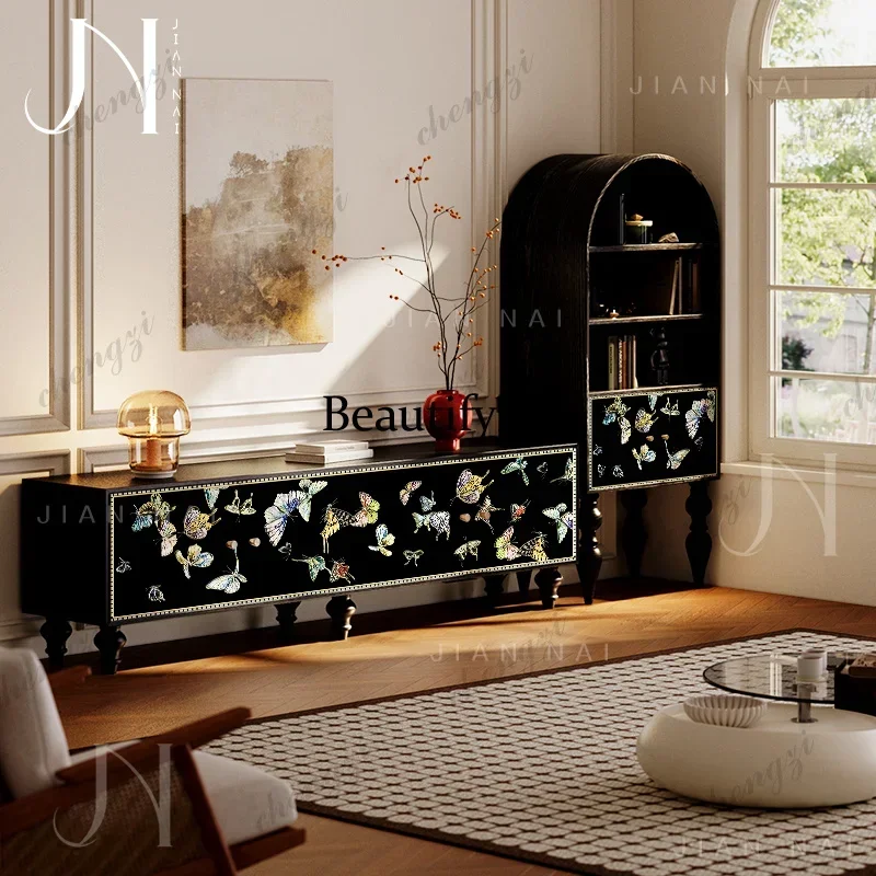 M138 Muebles de Salón, Mueble para TV, Gabinetes de Madera de Lujo, Cajones Artesanales, Mueble de Almacenamiento, Muebles para el Hogar