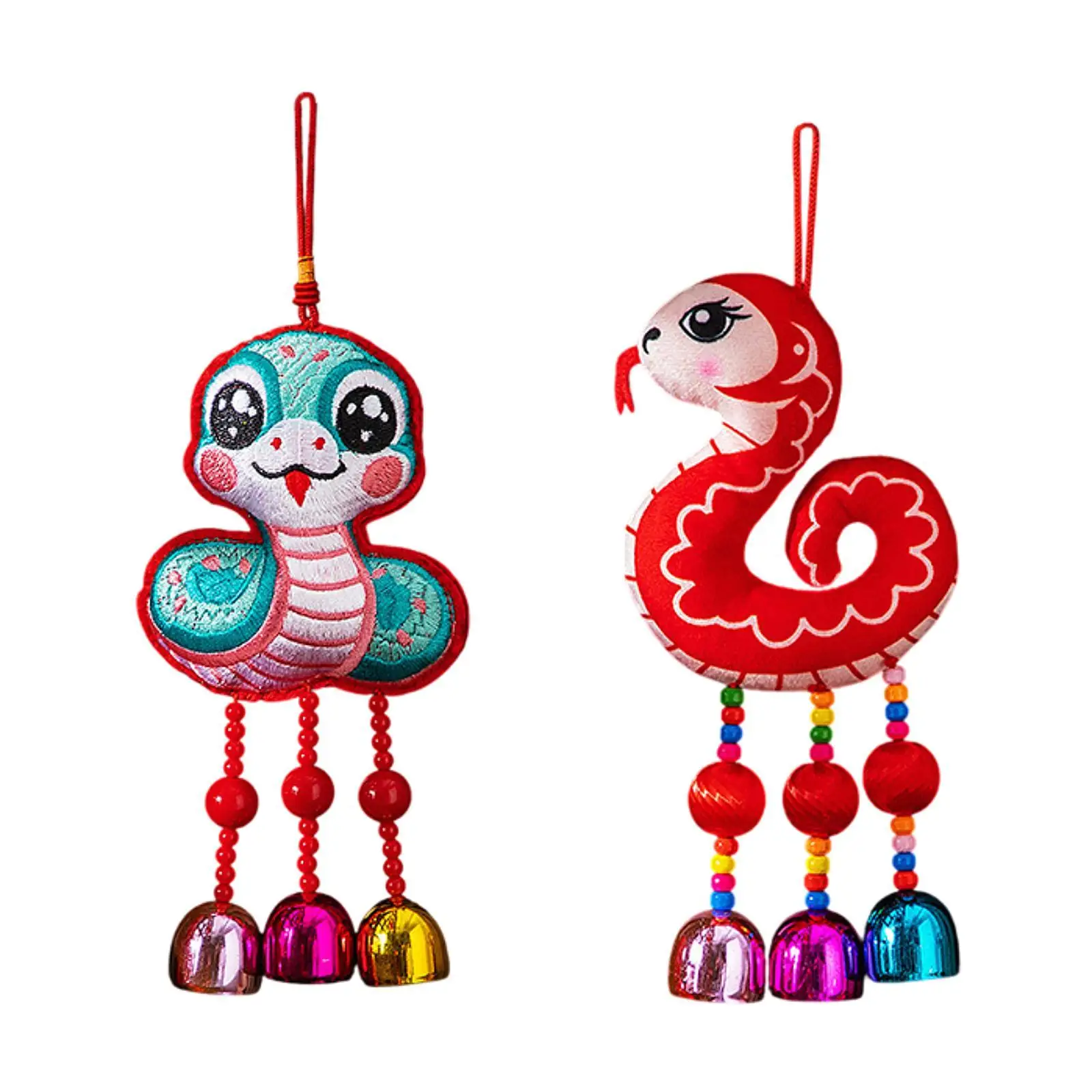 2025 Chinese New Year Ornament Traditional Spring Festival Hanging Pendant Lucky Charm for Festival Bedroom Window Ceiling Party