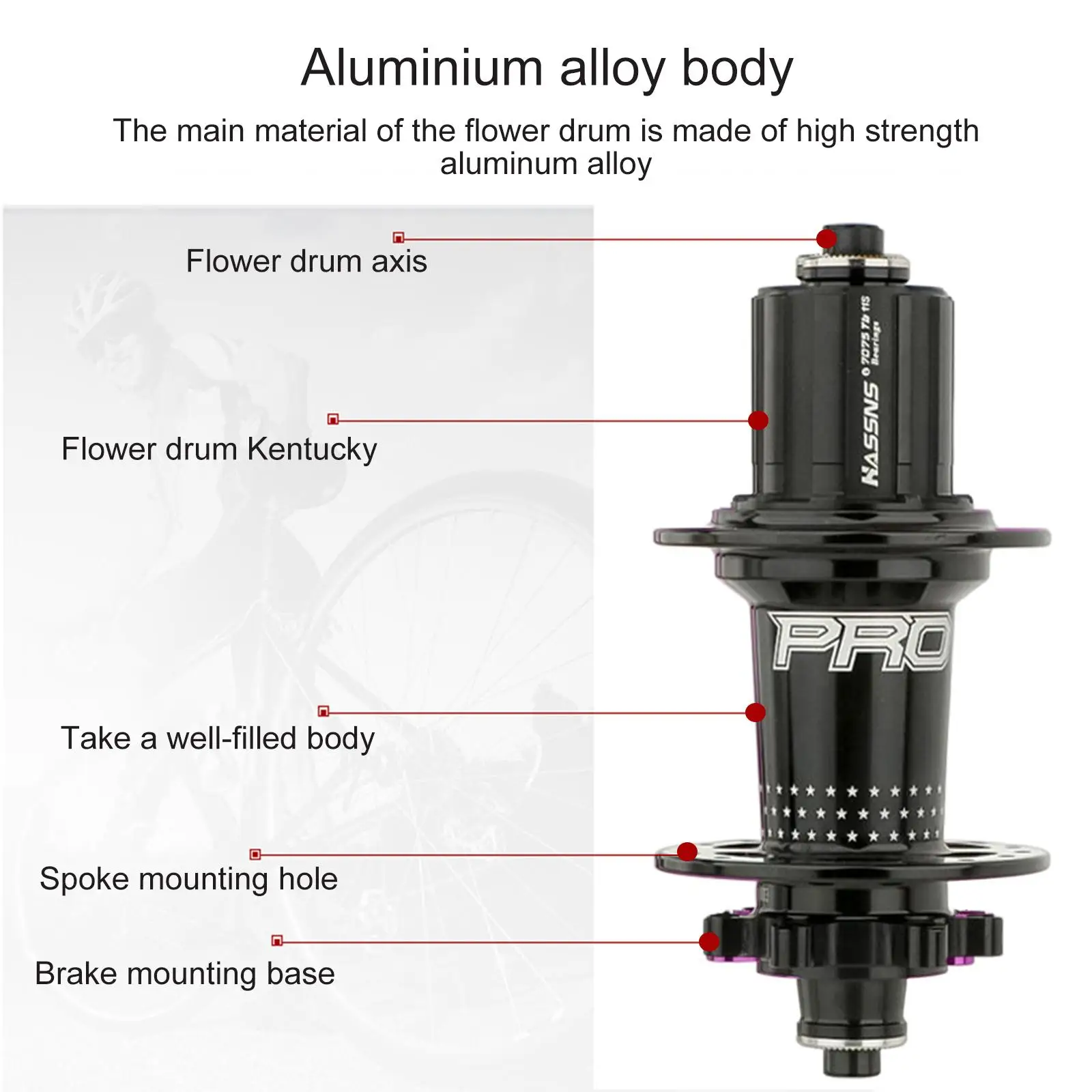 

MTB Bike Hubs Aluminum Alloy Disc Brake 32 Holes Sealed Bearing Bicycle Hub Parts for Mountain Bike Wheel Replacement