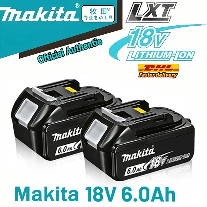 

Original Makita battery 18V 6.0Ah/5.0Ah rechargeable Li-ion battery replacing Makita 18V BL1860 BL1850 Makita power tool battery