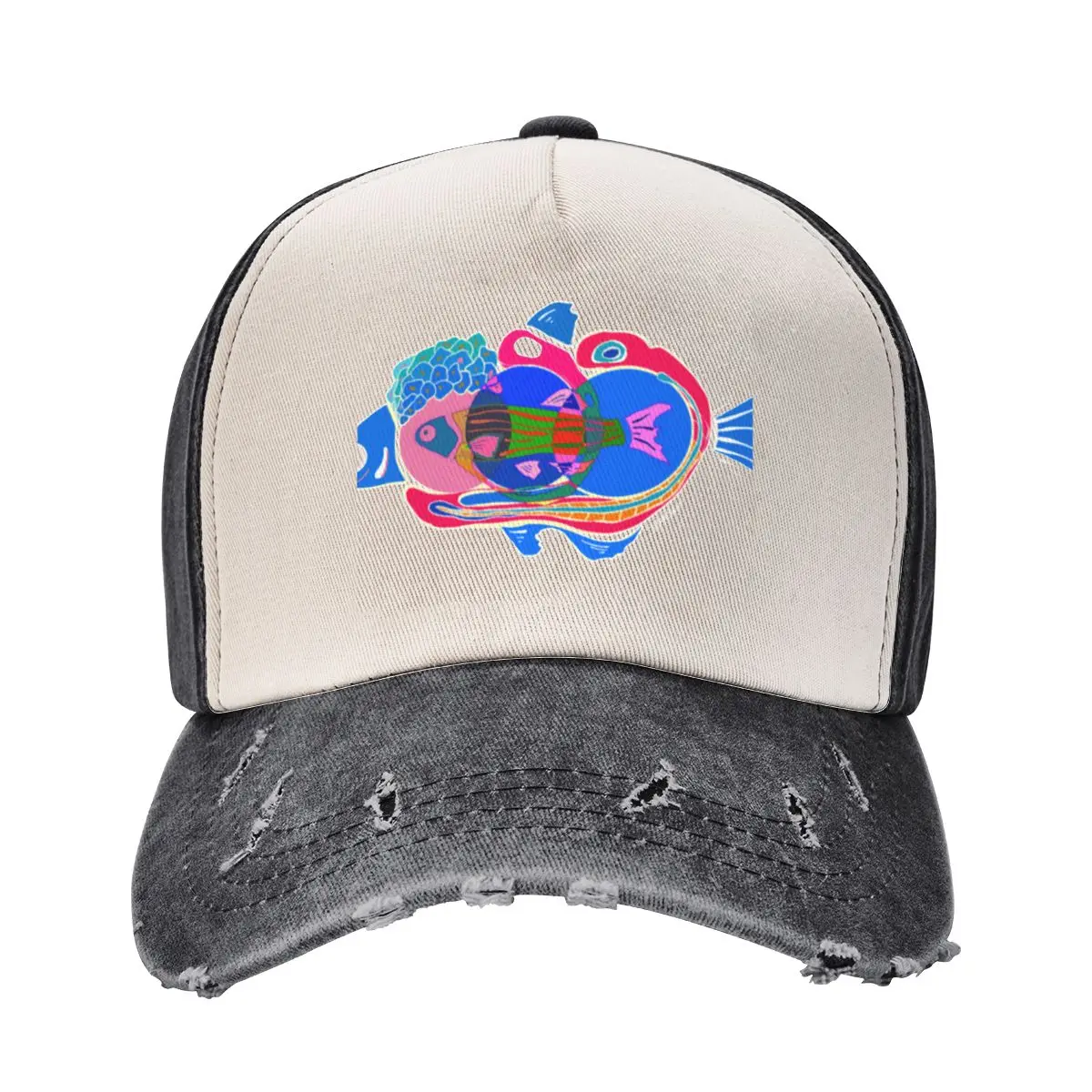 Life of a Zebrafish Baseball Cap Anime Hood Hat Luxury Brand Fashion Beach Caps Women Men's