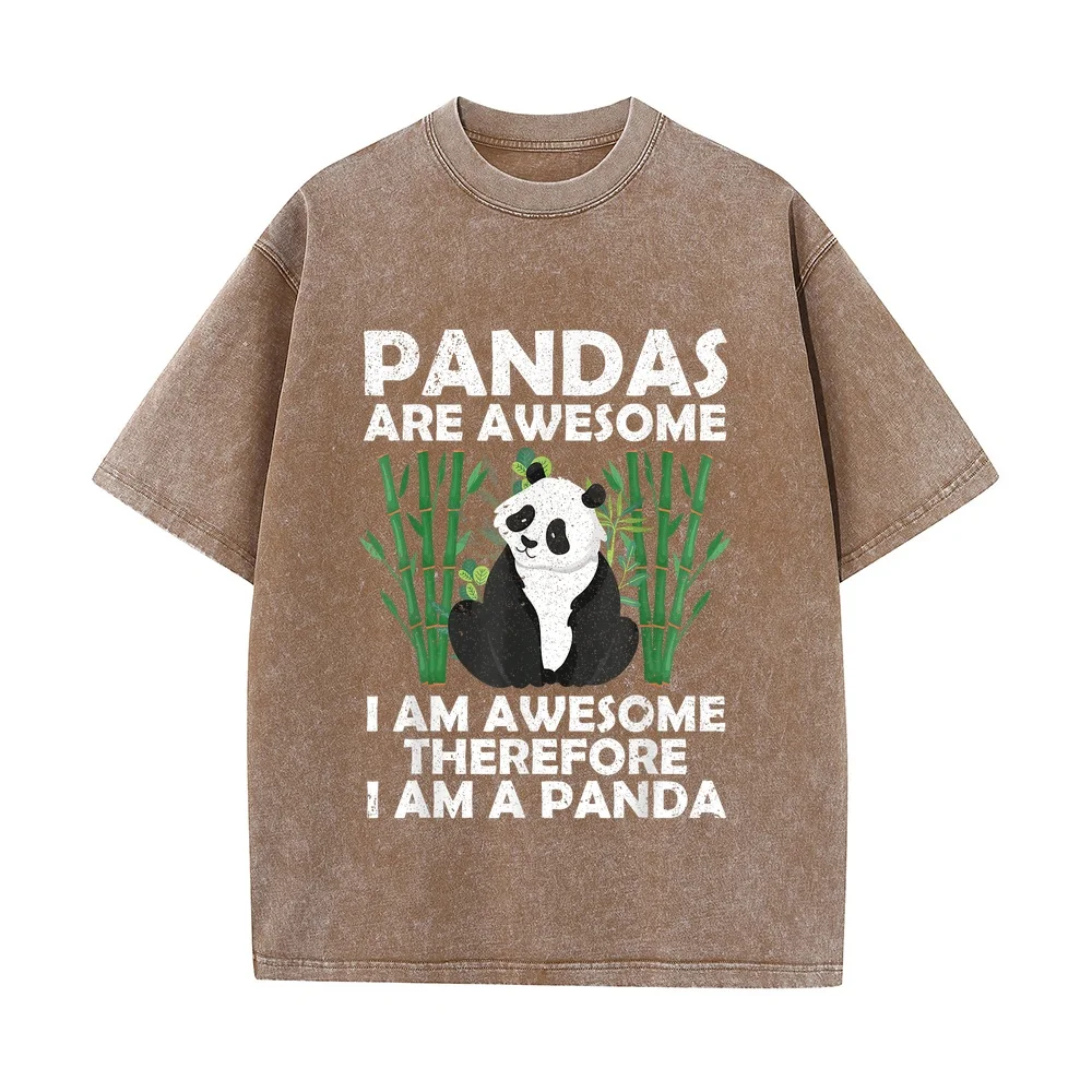 Funny Panda Design for Men Women Boys Girls Bear Lover T-Shirt Small تيشيرت Custom Tee Shirt Autumn 100 Cotton Humor T Casual