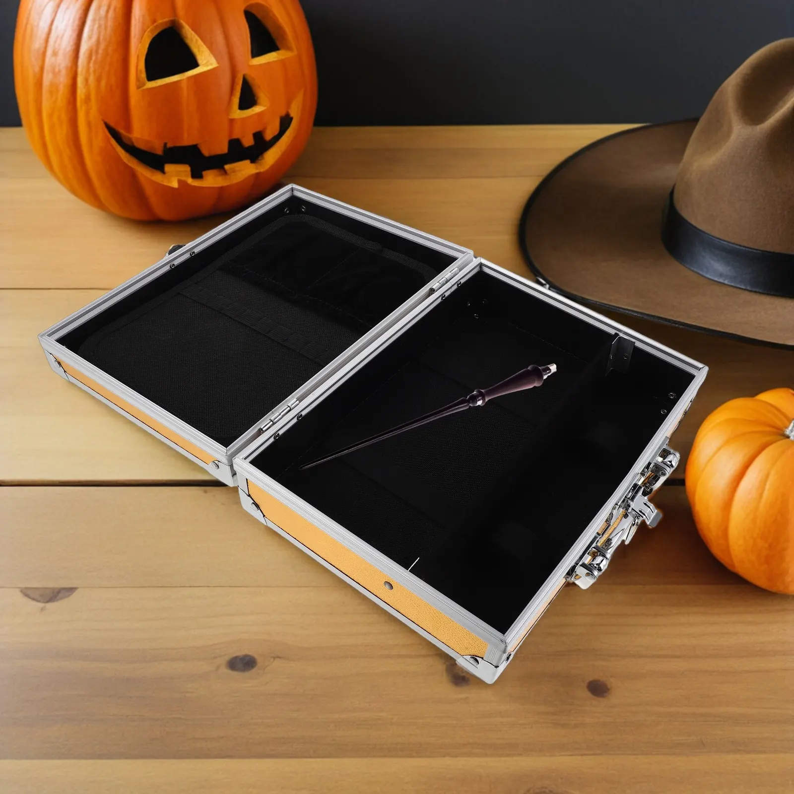 

Портативный кейс для фокусника из легкого алюминиевого сплава с ручкой для хранения реквизита и инструментов