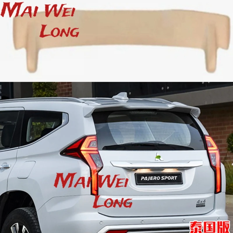 Fit For Mitsubishi Pajero Sport ABS Plastic Rear Trunk Wing Spoiler For Mitsubishi Pajero Spoiler  2020 2021