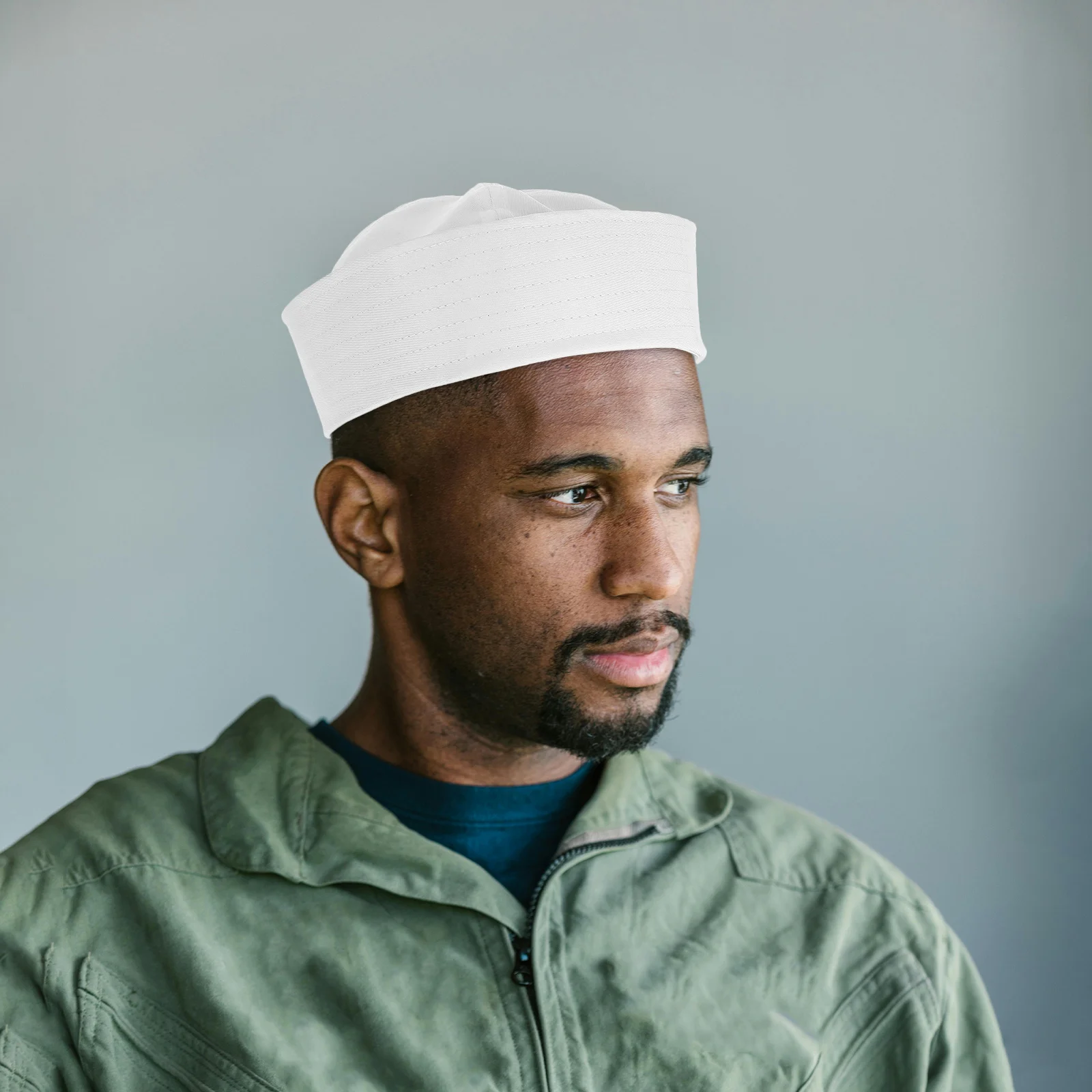 Sombreros de marinero blancos para fiesta de disfraces, accesorio de vestir para Halloween, Cosplay, juego de rol, sombreros de marinero, 2 uds.