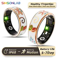 Nuevo anillo inteligente saludable 5 ATM impermeable llamada inalámbrica ritmo cardíaco/sueño/monitoreo de oxígeno en sangre para Android/IOS hombres mujeres regalos
