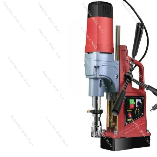 AX13 Tragbare, Geschwindigkeitsregulierbare Kernbohrmaschine, Magnetbohrer 220V/880W, Multifunktions-Magnetständer