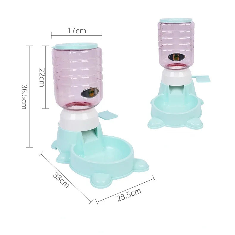 Automatic Feeder Dispenser Large Capacity Pet Feeder Small Dog Food Bowl Cat Feeder  Bowl Pet Press Type Feeding Bowl