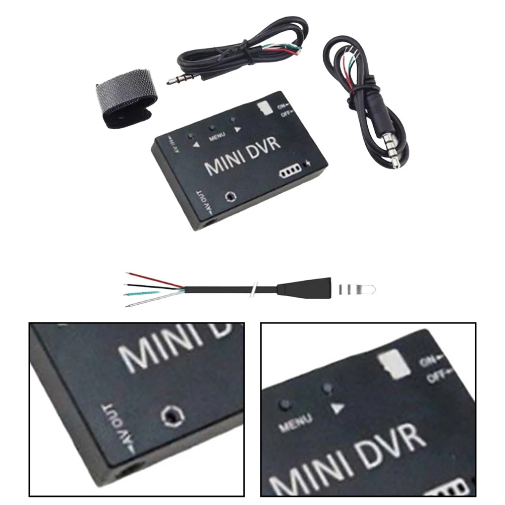 DVR for Drones and For Video Glasses MJPEG Compression HD 720P Resolutions CVBS Input AV Output Multi-Language