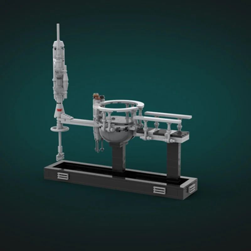 258 قطعة MOC مبارزة Bespin Diorama ستار معركة نموذج بناء هدايا عيد الميلاد كتل العمارة تجميع اللعب DIY بها بنفسك الإبداعية للأطفال