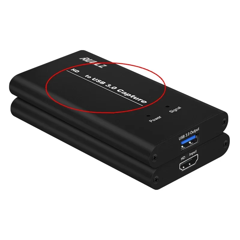 

Full 1080p 60Hz Video Capture Card HDMI 4K Game Recording Plate Live Streaming Box USB 3.0 Grabber for PS4 PC Camera