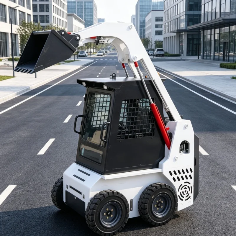

Customized Construction Skid Steer Loader, Multi-functional Skid Steer Loader, Outdoor Material Handling Skid Steer Equipment