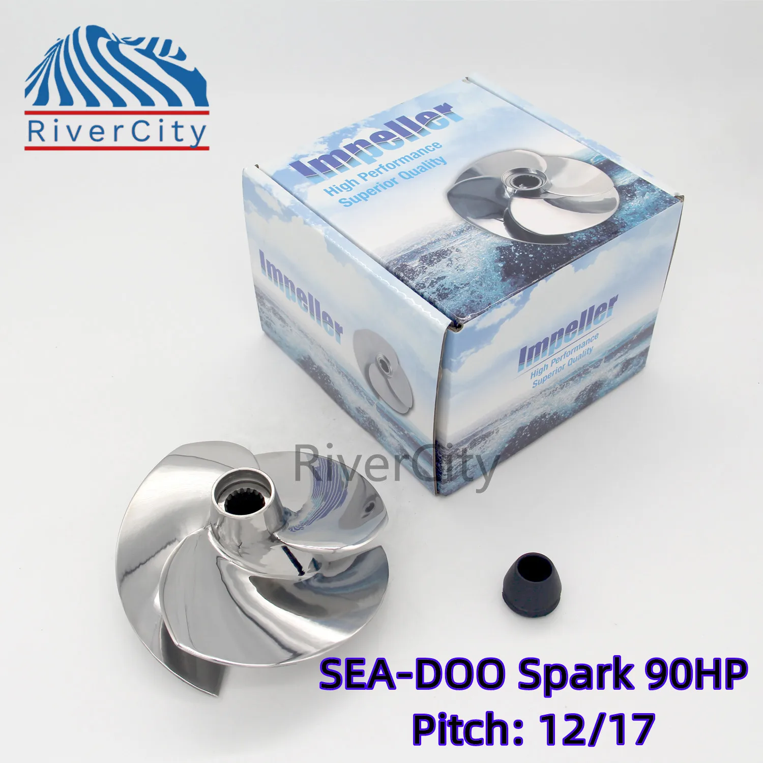 

Fit Seadoo Jet Ski Impeller BRP Spark Ace 900/ Spark Ace 900 Ho/ Spark PARK Trixx 140mm 3 Blades Replaced Solas 12/17