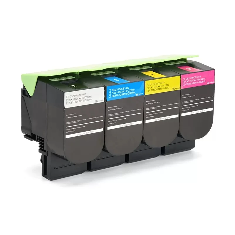 CMYK 4K 3K Toner Cartridge for Lexmark CX310n CX510de CX510dte CX510dthe CX310 CX310dn CX410 CX510 CX410n CX410dn CX410dnt