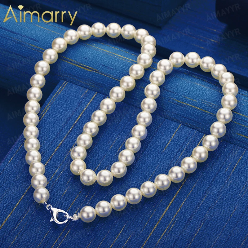 925 스털링 실버 소재의 우아하고 섬세한 진주 목걸이 - Pearl Trim Chain 리뷰 및 가격