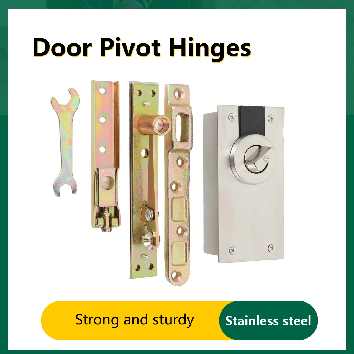 

Bear 300kg,Wood Door Shaft,Hinge,Invisible Hinges,Rotate 360 Degrees,With Bearing,Door Hardware