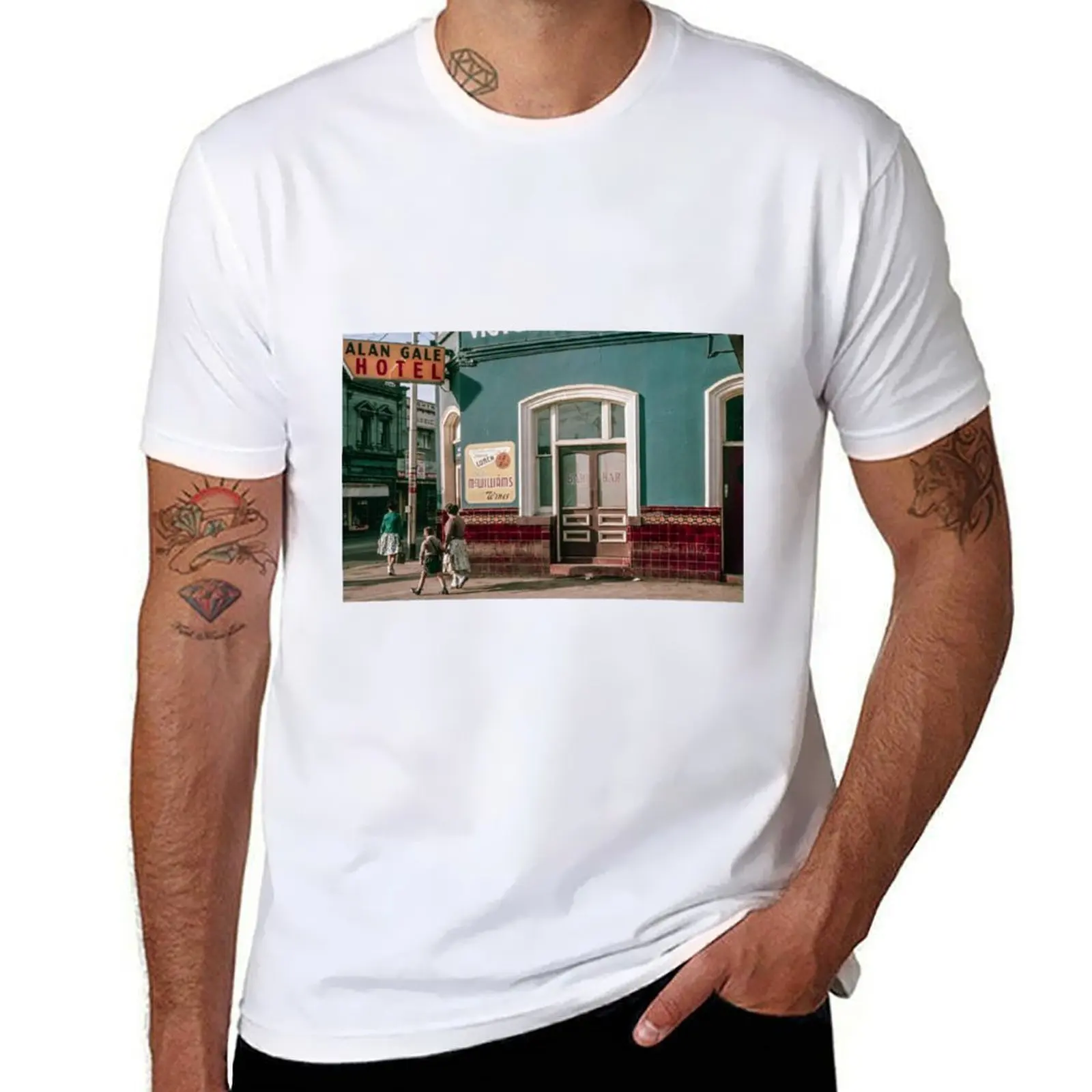 

Johnson St Collingwood 1960 T-Shirt anime tshirt t shirts for man cotton T-Shirt