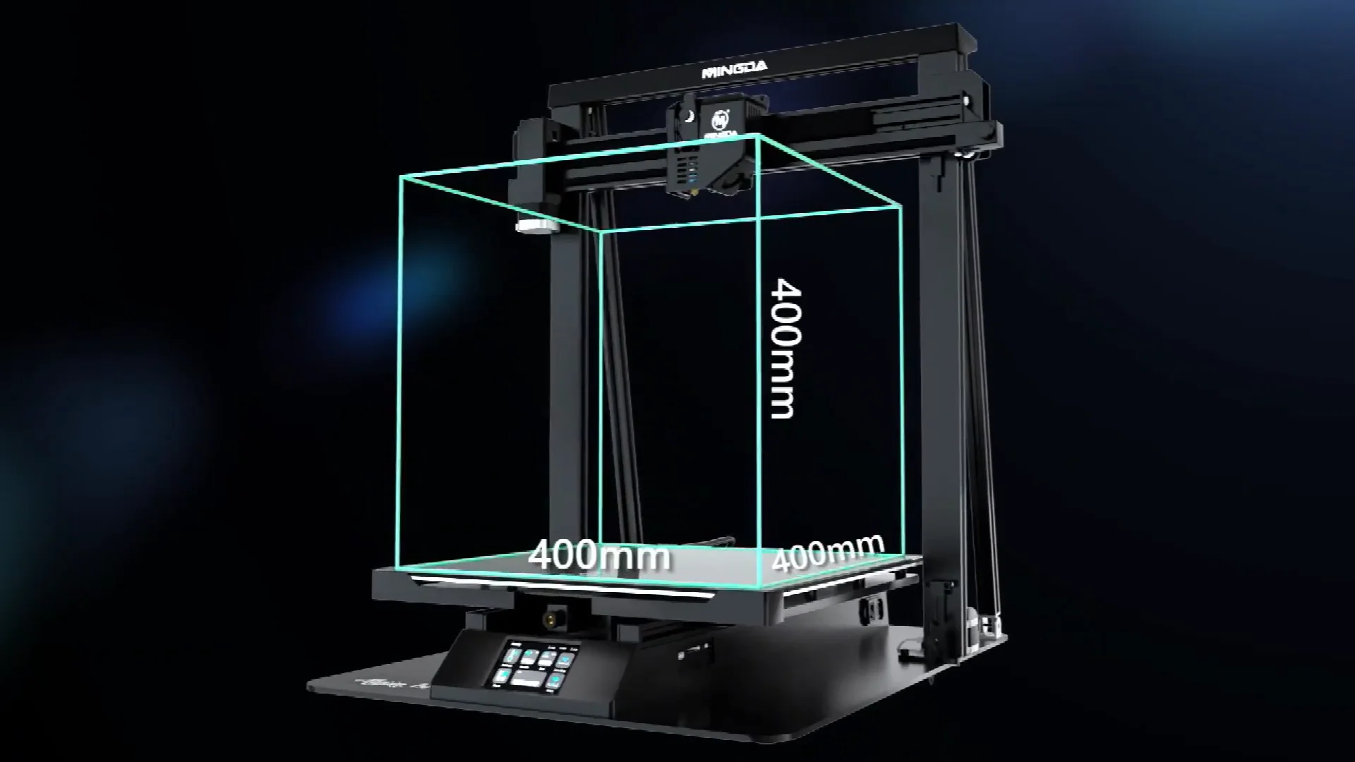 Magician Pro 400x400x400mm belt synchronized Z axis impressora 3d printer large with auto-leveling and direct extruder