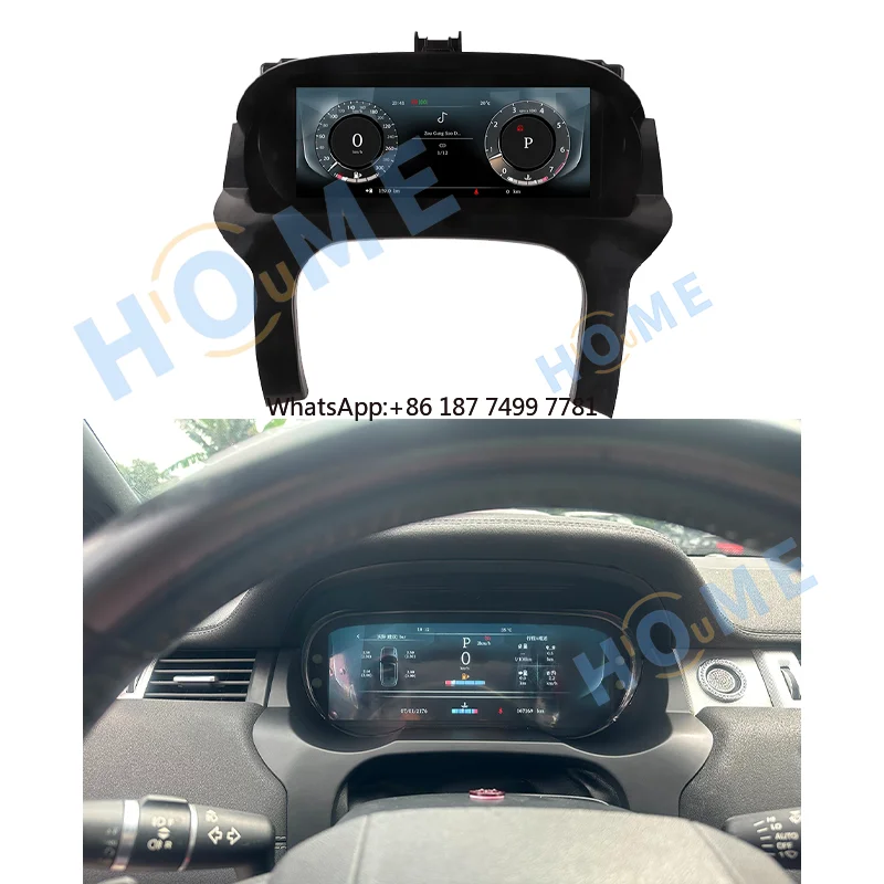 

Carplay for.Rover Range Rover Evoque Speed Meter LCD Dashboard Modification Smart Car LCD Digital Cluster Instrument Panel