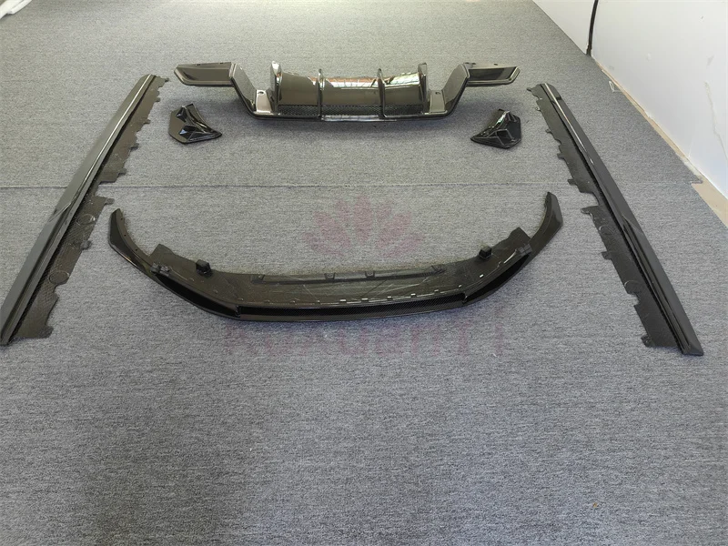 

New for R8 Body Kit, High-quality Carbon Fiber Front Lip Rear Diffuser Side Skirt Body Kit
