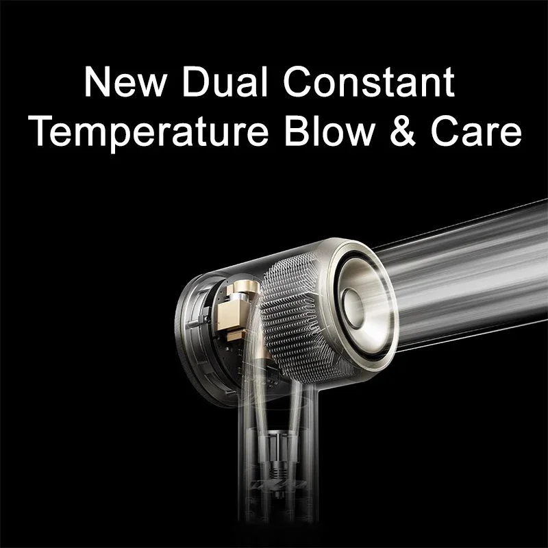 MIJIA High Speed ​​Water Ion Hair Dryer Pro,120K RPM 72m/s Fast Dry Negative Low Noise,Smart Temperature CN Version With Adapter