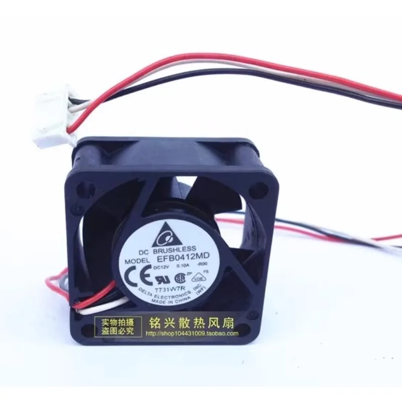 

Новый вентилятор-кулер для DELTA EFB0412MD 4020 12 В 0,10 А с сигнализацией стойки H3C, вентилятор с переключателем 40x40x20 мм