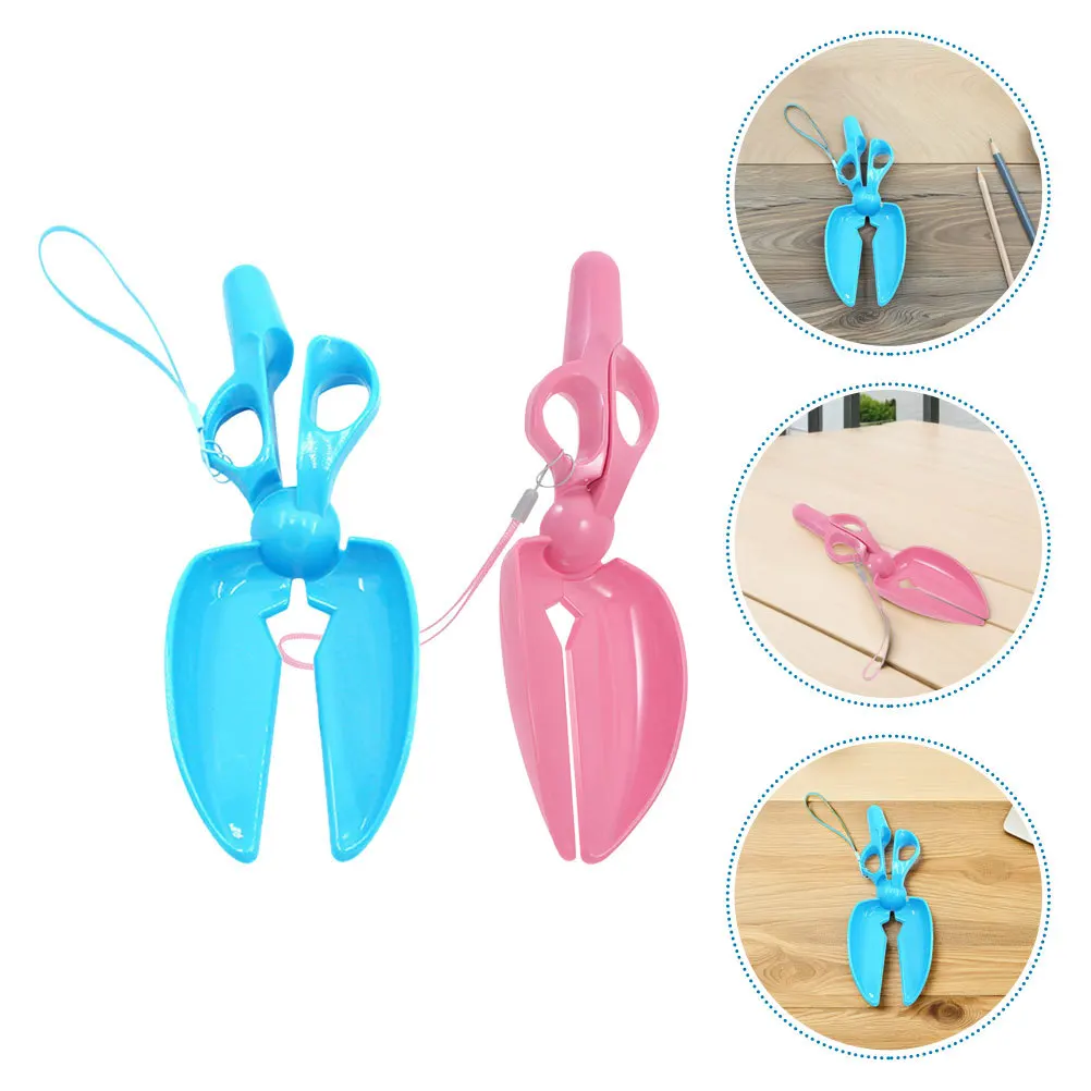 

2 Pcs Pet Toilet Pooper Scooper Litter Cat Manure Shovel Yard Pickup Plastic Dog