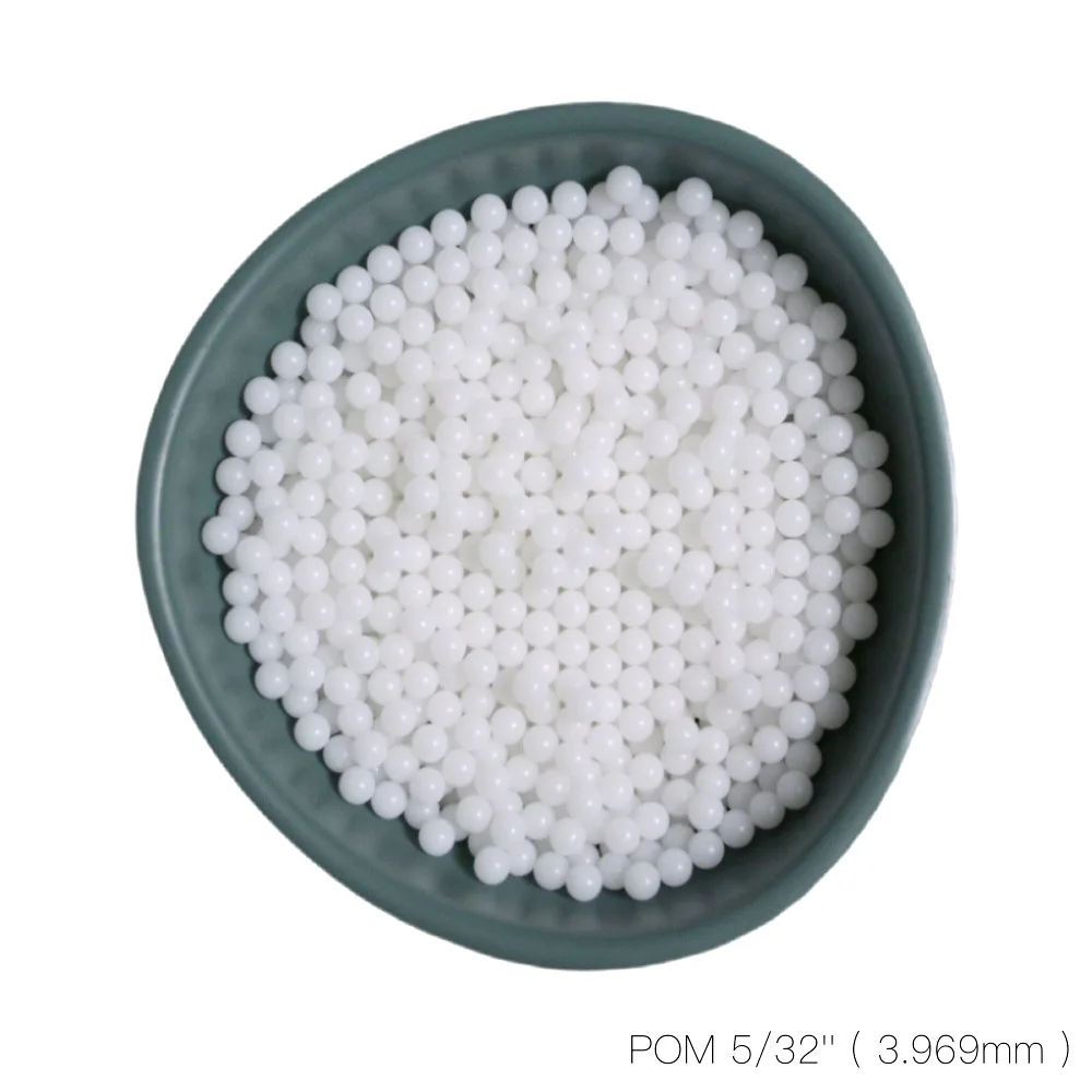 5/32 ''(3.969Mm) Delrin Polioksimetilen (POM) /Bola Plastik Padat Celcon untuk Katup Bola dan Bantalan