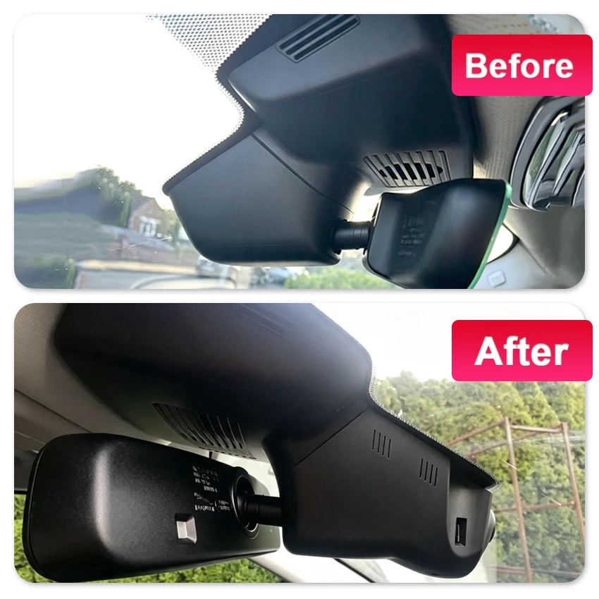 For Land Rover Range RoverL405 L494 Sport 2016-2022 Evoque 2016-2020 Discovery 5 2017-2022 DashCam DVR 4K UHD Wifi Plug And Play