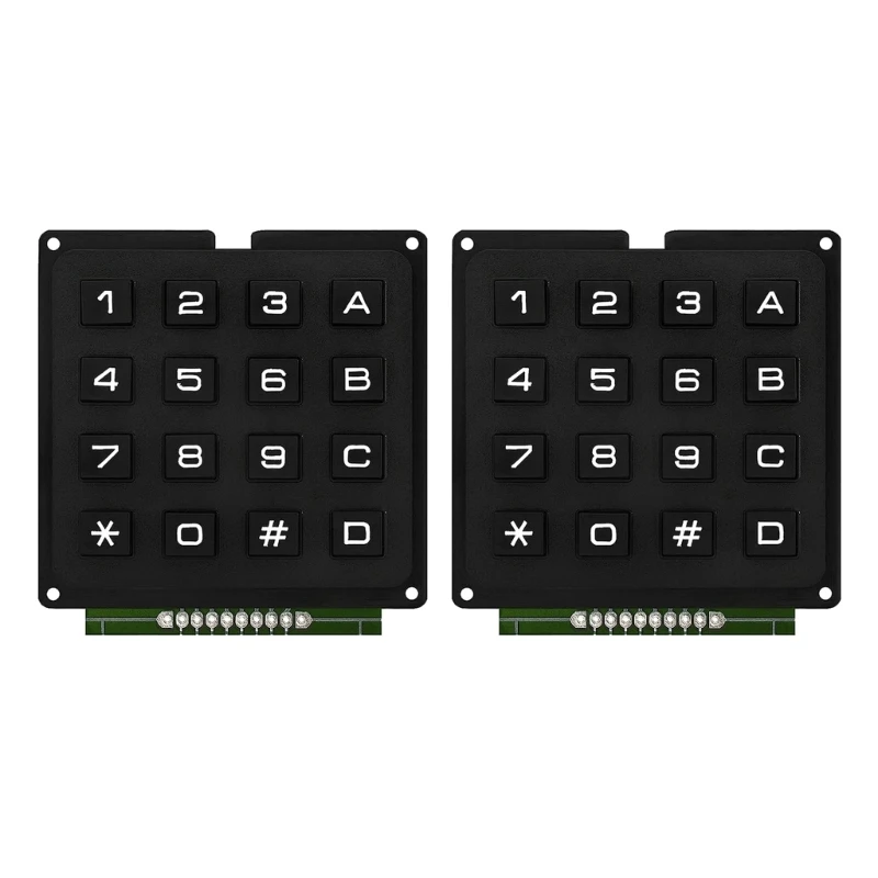 4x4 Matrixes Button Keyboard Keypad Array Modules ABS Plastic Keys 16  Button