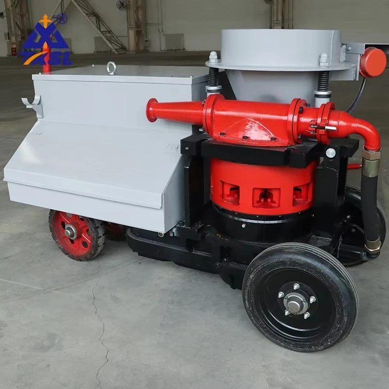 Wet and Dry Mixer Mortar Concrete Cement Shotcreting Spray Plastering Machine for Sale