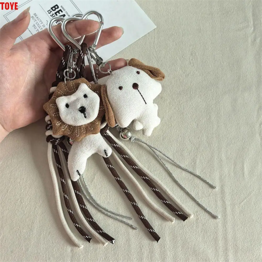 

PP Cotton Puppy Bag Pendant Fluffy Soft Little Animals Doll Pendant Comfortable Collection Plush Doll Keychain Birthday Parties