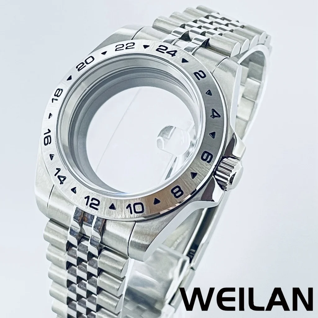 39mm NH35 NH36 NH38 NH70 NH72 ETA2824 PT5000 Watch Case Sapphire Crystal Waterproof