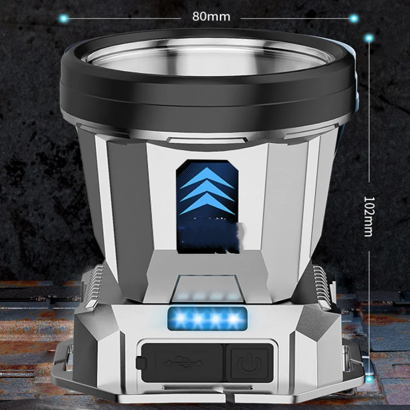  ISURE MARINE High-Power LED Headlights Single lithium battery white light Waterproof And Rechargeable Outdoor Flashlight