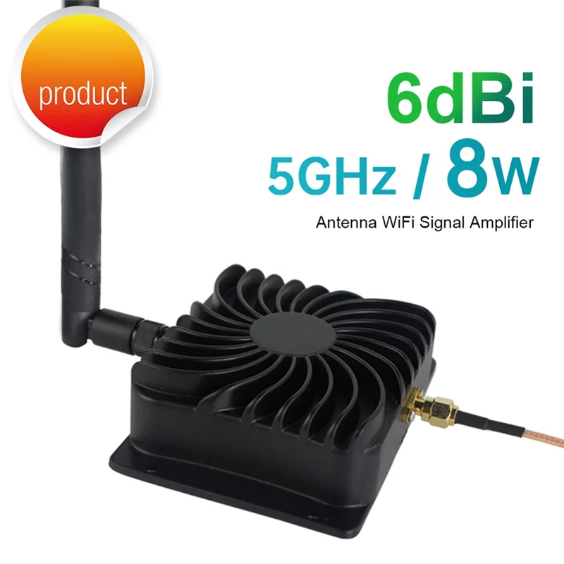 

M18K-Wifi Booster Беспроводной широкополосный усилитель 8 Вт 5,8G Расширье расстояние беспроводной радиочастотной связи EU-PLUG