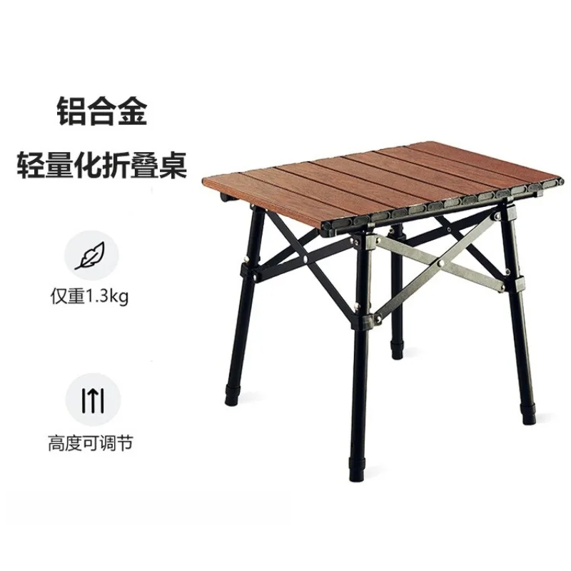 

Camping Picnic Table Aluminum Alloy Folding Table Outdoor Camping Portable Barbecue Table