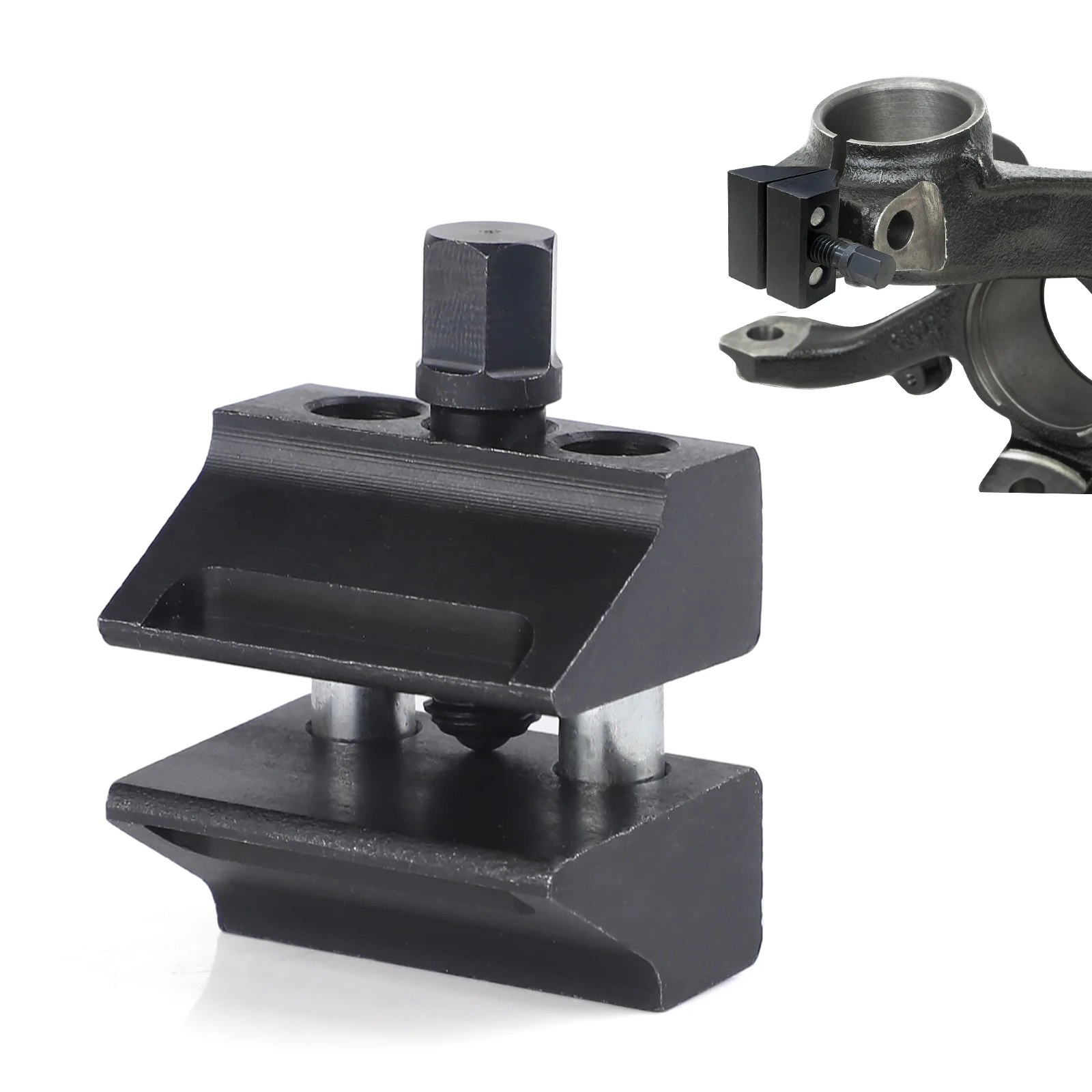 

Automotive Suspension Strut Black Spreader Steering Knuckle Hub Separator FOR Shock Absorber Removal Tool Steel Replacement
