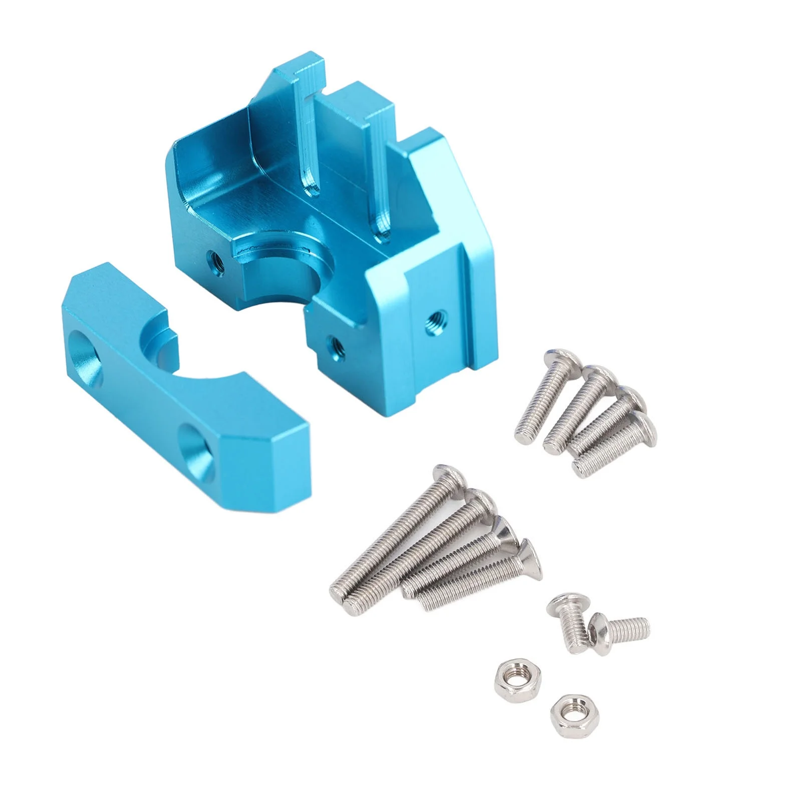 3D Printer All Metal Mount M3 Thread Hole Aluminum Alloy Extrusion Head Hotend Fixed Block for V5 V6 Extruder