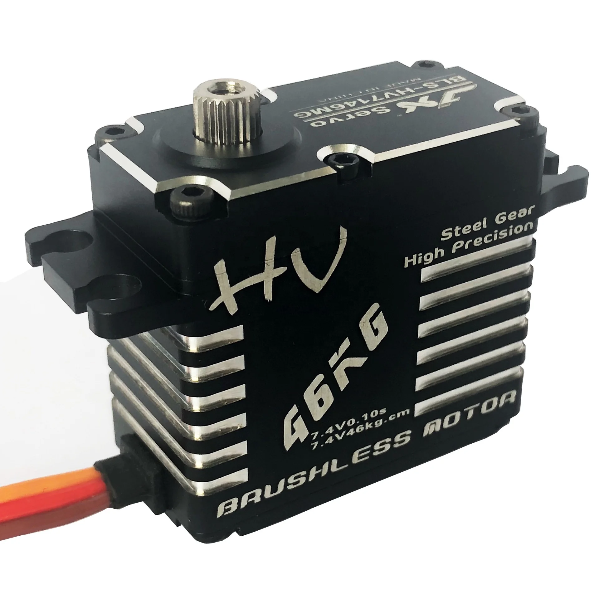 Waterproof JX BLS-HV7146MG Brushless Standard Servo 7.4V 0.1sec Steel Gear Alum for RC Model Car Truck  Robot