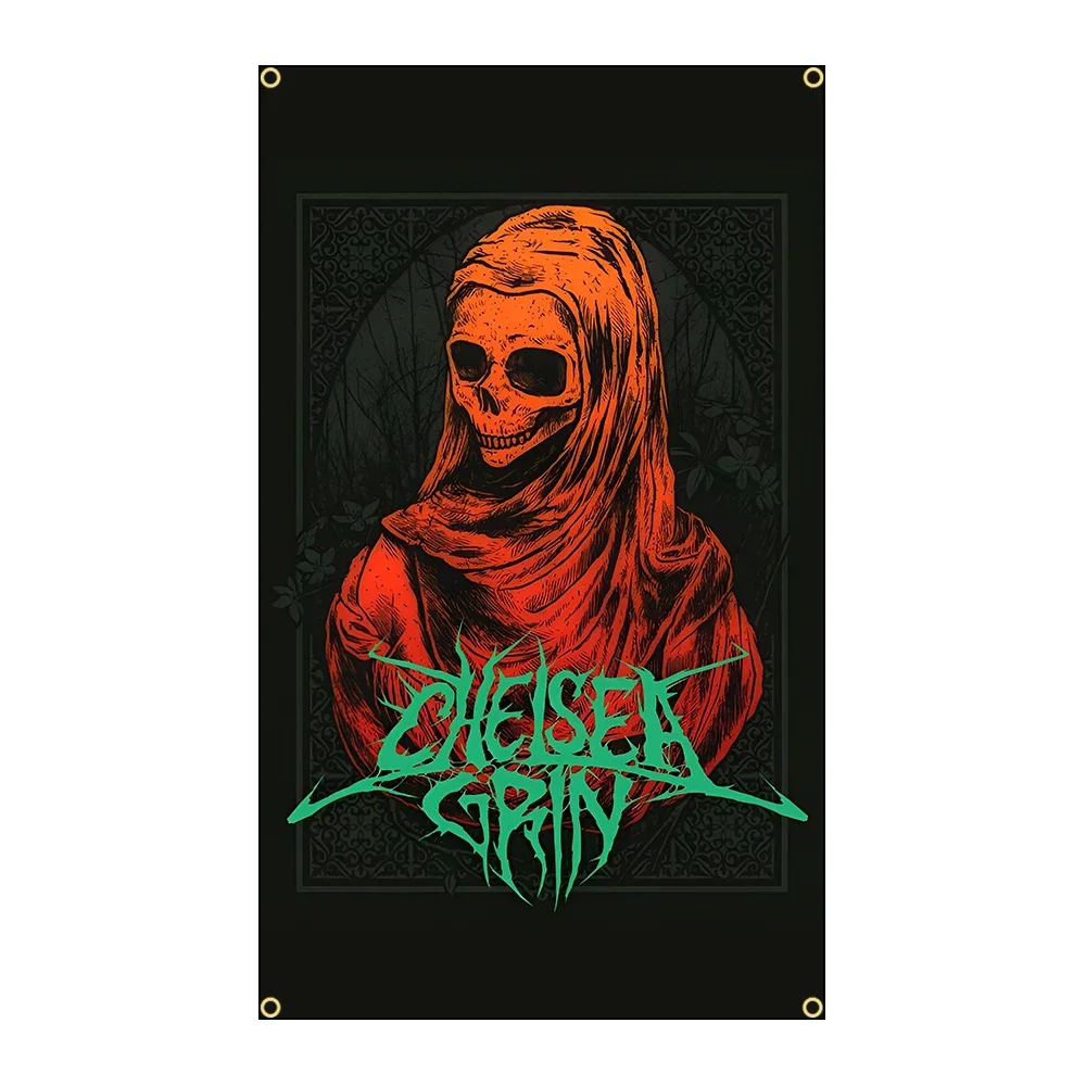 Chelsea Heavy Metal Music Grins Hip Hop Flag Polyester Printed Home or Outdoor Decoration Banner Gifts - view 4