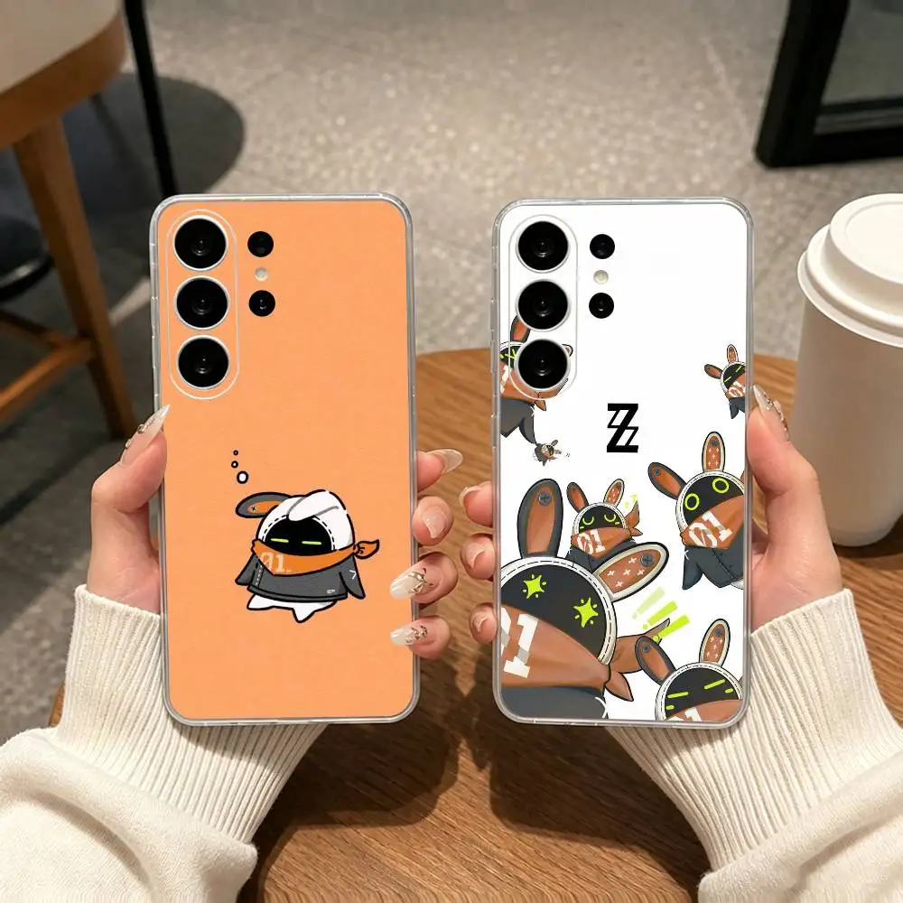 Zenless Zone zero Bangboo  gift Phone Case For Samsung S25,S24,S21,S22,S23,S30,Ultra,S20,Plus,Fe Transparent Cover