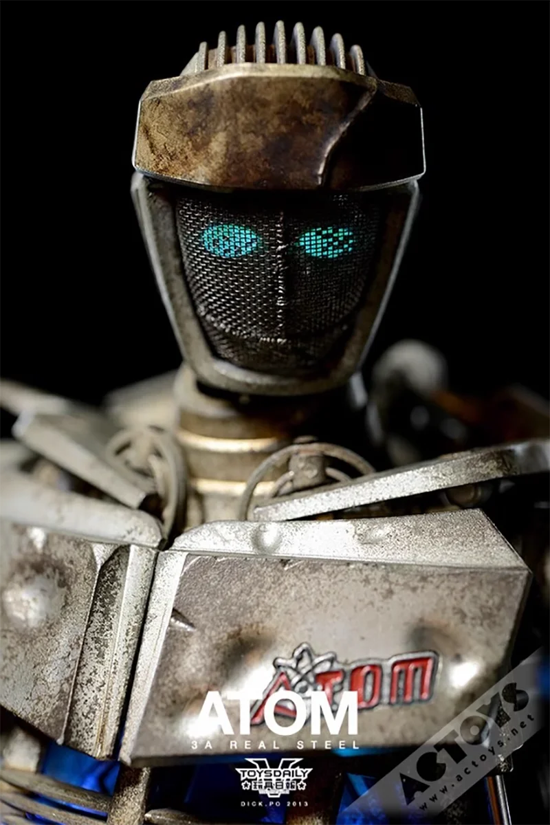 3A ThreeZero 1/6 ريال الصلب الذرة ATOM روبوت الميكانيكية الموقع الرسمي نسخة عمل نموذج لجسم اللعب جمع هدية مزخرفة #4