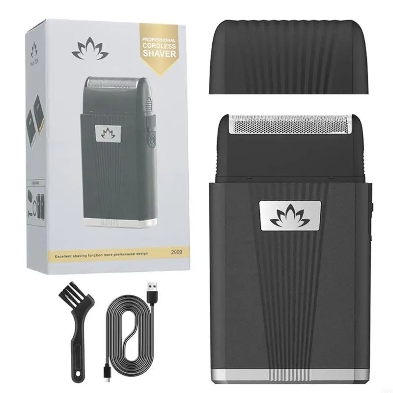 J6PE Men recíproco barbeador barbeador elétrico impermeável barbeador sem fio sem fio