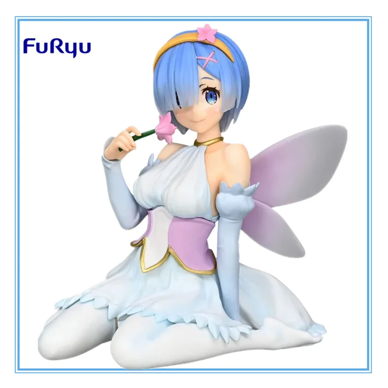 

In stock FuRyu Noodle Stopper Figure Re:ZERO Starting Life in Another Rem Flower Fairy Anime Action Model Collectible Toys Gift