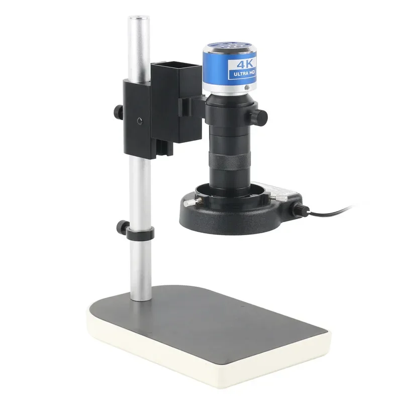 

48MP 2K 4K HDMI USB Electronic Digital Video Microscope Camera 130X Zoom C Mount Lens 56 LEDLight For Lab PCB Phone Repair Tools