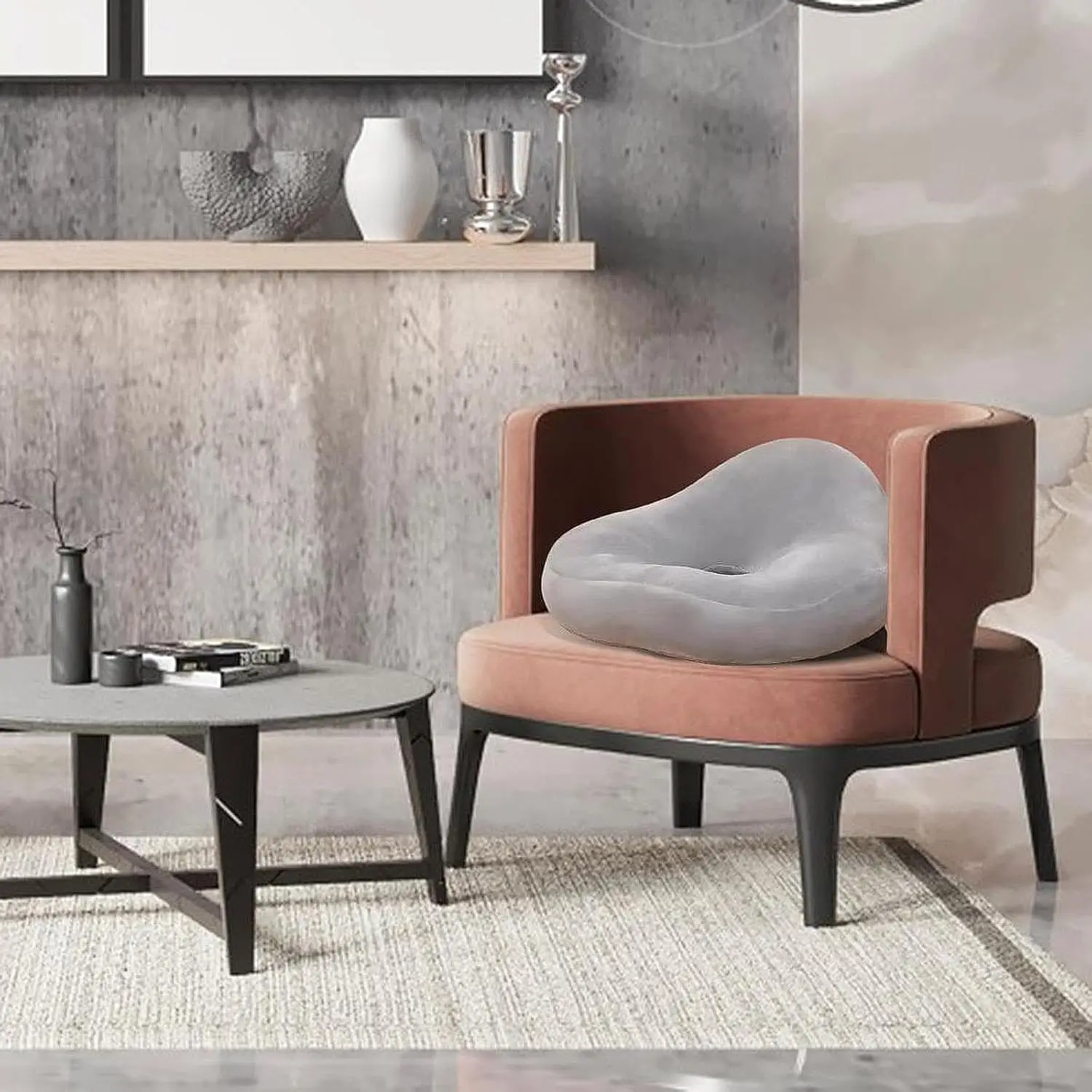 Cojín de Asiento Tipo Donut, Extra Grueso, con Soporte para Coxis, Ideal para Sillas de Ruedas, Autos, Hogar, Camiones, para Hombres