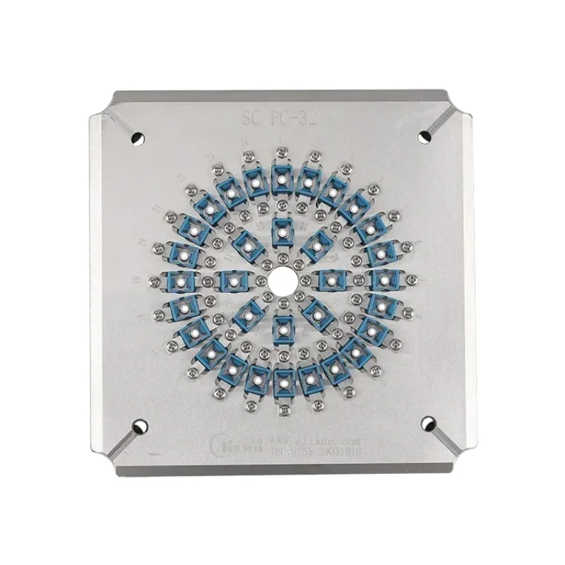 Best New Special Design Sc-pc-32 Port Connector Fiber Optic Four Corner Pressure Sc Upc Polishing Jig Fixtures