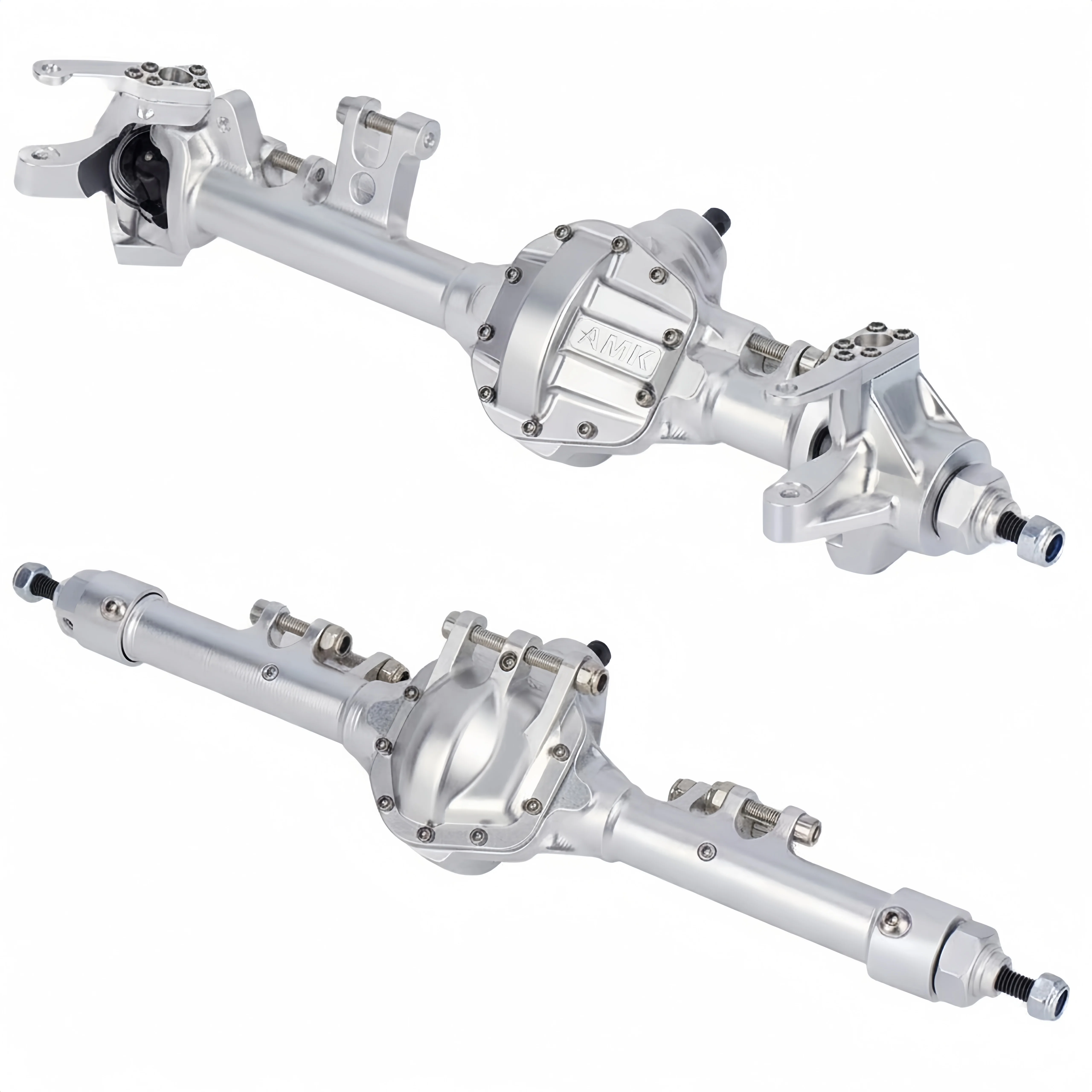 Vanquish HD44 Axles for 1/10 RC Crawlers, CNC Aluminum Front & Rear Straight Axle Set for VS4-10 SCX10 II